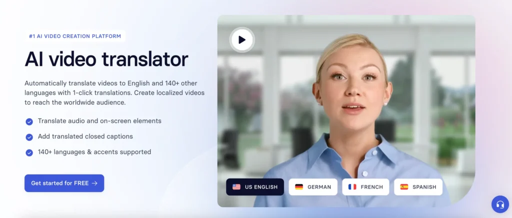 Synthesia AI Video Translator