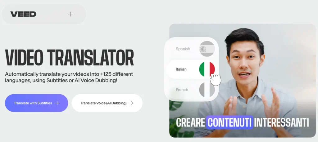 Veed AI Video Translator