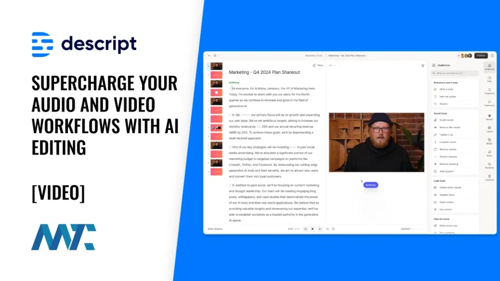 Descript AI Video Translator
