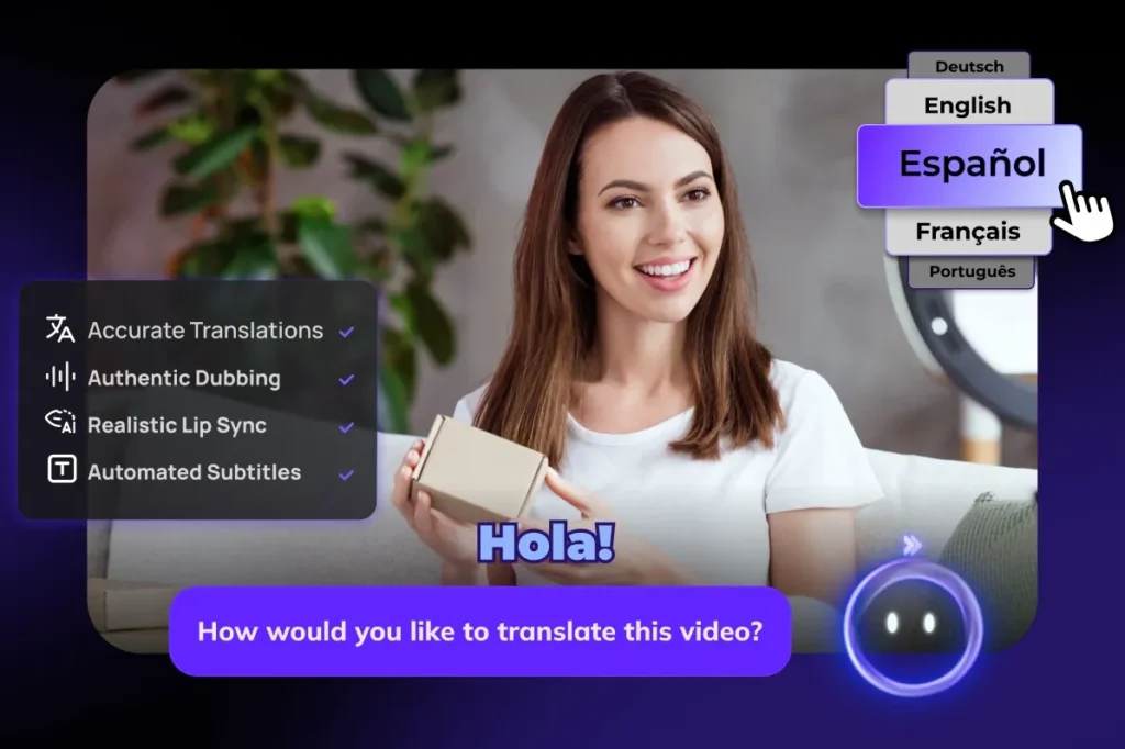 Vozo AI Video Translator with Lip-Sync