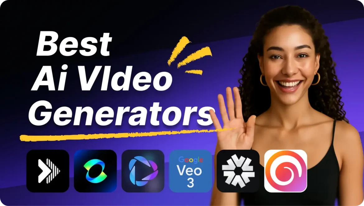 Melhores geradores de vídeos de IA