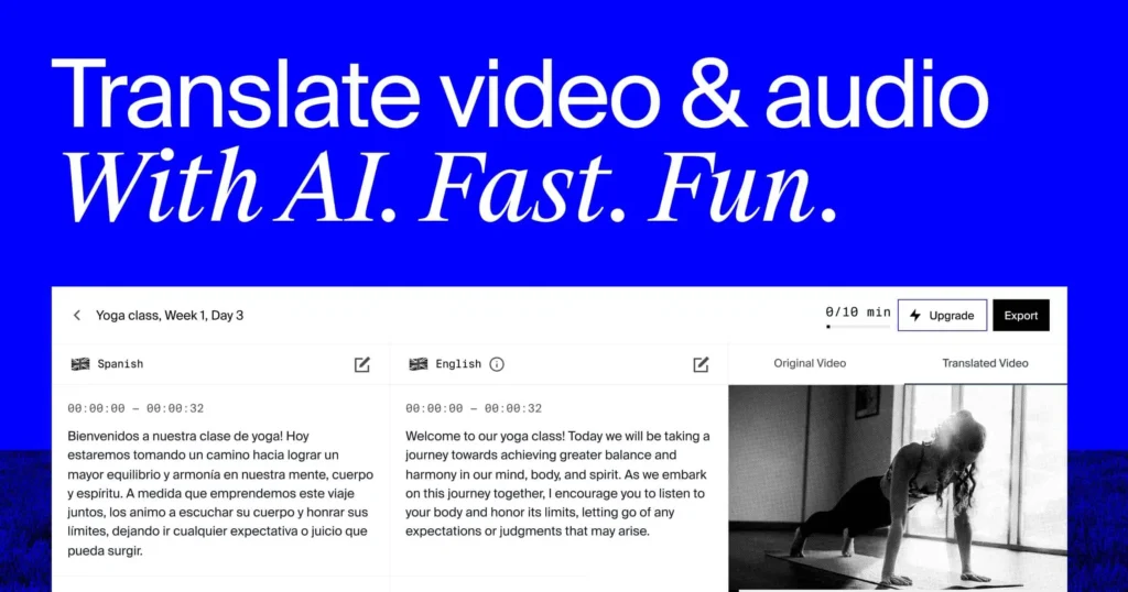 Rask AI Video Translator