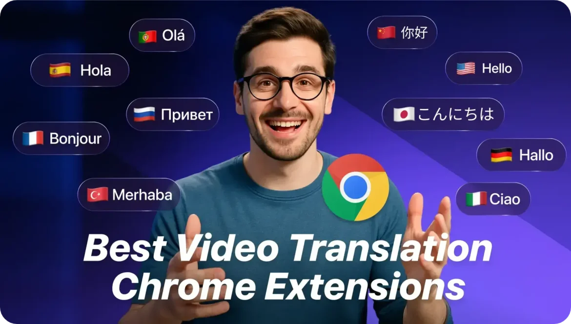 Melhores extensões do Chrome para tradução de vídeos do Youtube