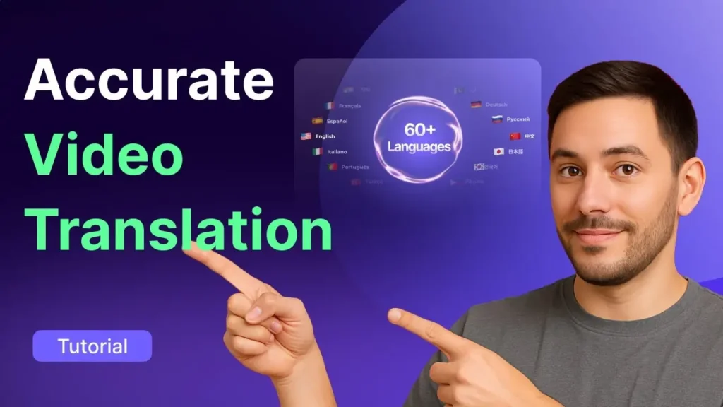 add translated subtitles and redub the video all in vozo