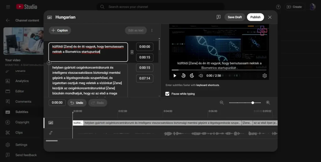Paste Your Translated Texts in the Editor