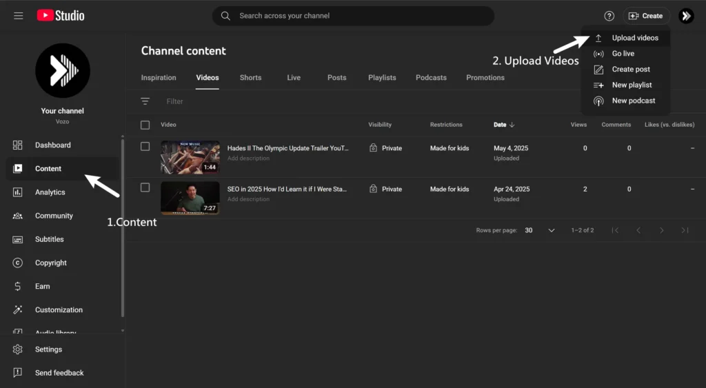 Upload Your Videos to Youtube