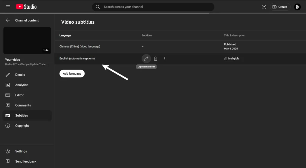 Youtube can Automatically Create Closed Captions for Your