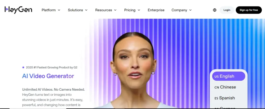 HeyGen: Best for Custom AI Faces and Realistic Avatars