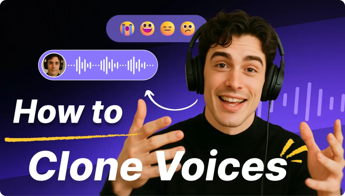 cómo clonar voces con ai